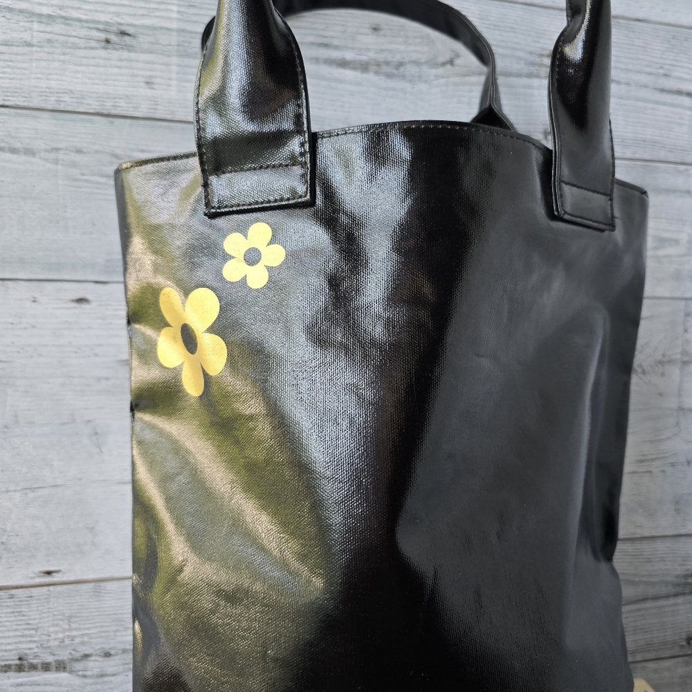 Daisy Marc Jacobs Tote Shoulder Bag Floral Black - Picture 10 of 13